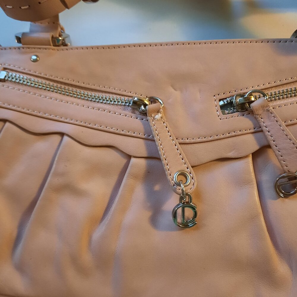 David Charles Peach Color Famous Designer Bag